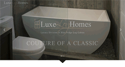 Desktop Screenshot of luxeloghomes.com